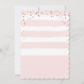 ユニコーンフローラ水彩赤ちゃんシャワー招待状 招待状 (裏面)