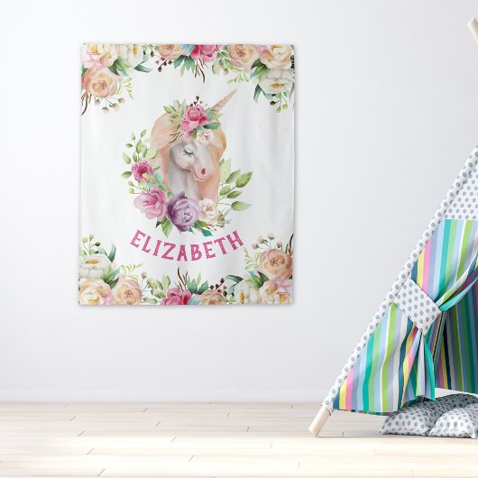 ユニコーンフローラ タペストリー