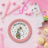 ユニコーンフードバースデーパーティー ペーパープレート (パーティー)