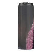 ユニコーンブラックとピンクの妖精ファンタジー タンブラー (裏面)