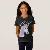 ユニコーンブラックピンク Tシャツ (正面フル)