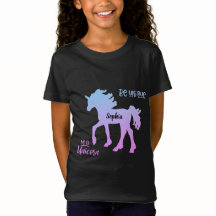 ユニコーンブルーピンクパステルカラフルレインボー