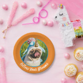 ユニコーンプグ ペーパープレート (パーティー)
