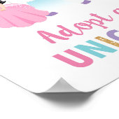 ユニコーンプリンセスとユニコーン誕生日サインを採用 ポスター (角)