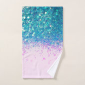 ユニコーンプリンセスグリッター#4 バスタオルセット (ハンドタオル)