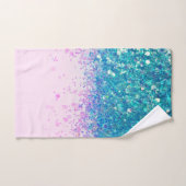 ユニコーンプリンセスグリッター#4 バスタオルセット (ハンドタオル)