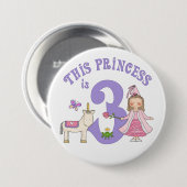 ユニコーンプリンセス3rd誕生日 缶バッジ (正面&裏面)