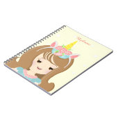 ユニコーンプリンセス ノートブック (左側)
