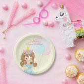 ユニコーンプリンセス ペーパープレート (パーティー)