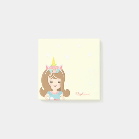 ユニコーンプリンセス ポストイット (正面)