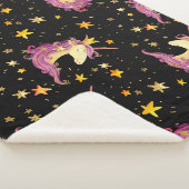 ユニコーンプリンセス：水の色のおとぎ話 シェルパブランケット (3/4)