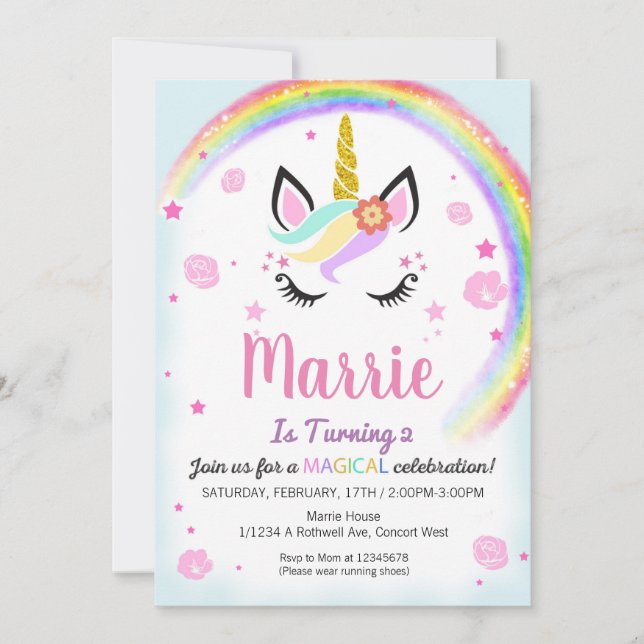 ユニコーンプリント (正面)