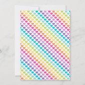 ユニコーンプールパーティの招待状 |プールパーティー招待状 招待状 (裏面)