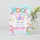 ユニコーンプールパーティー 招待状 (スタンド正面)