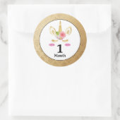 ユニコーンベイビー マンスリー ステッカー (バッグ)