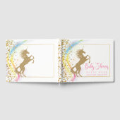 ユニコーンベビーシャワーゲストブック ゲストブック (全面)