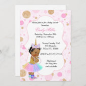 ユニコーンベビーシャワー招待状ヴィンテージ3 招待状 (正面/裏面)