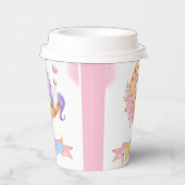 ユニコーンベビーシャワー紙カップ 紙コップ (右)