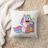ユニコーンベビーボトル.PNG クッション (ブランケット)