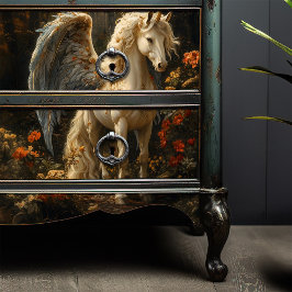 ユニコーンペガサスウッドランドフローラデクページ 薄葉紙