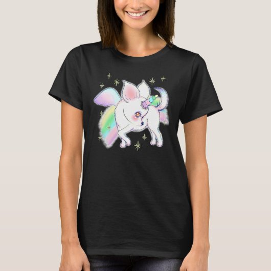 ユニコーンペガソスチワワ Tシャツ (正面)