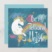 ユニコーンホリデーカード シーズンカード (正面/裏面)