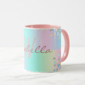 ユニコーンホログラフィックグリッター マグカップ (正面右)