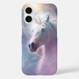 ユニコーンホースシャファイア iPhone 16ケース