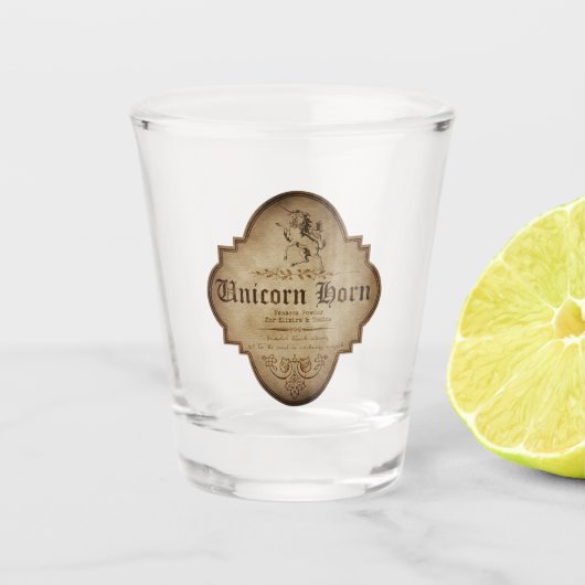 ユニコーンホーンアポテカリーハロウィーン ショットグラス (正面)