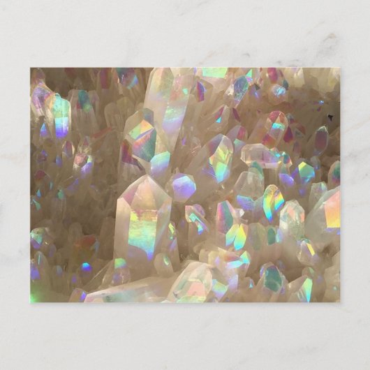 ユニコーンホーンオーラクリスタル ポストカード (正面)