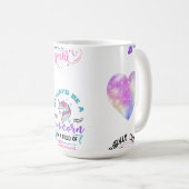 ユニコーンマグに乗る コーヒーマグカップ (正面右)