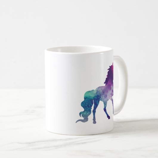 ユニコーンマグ | かわいい魔法キッズマグ コーヒーマグカップ (正面右)
