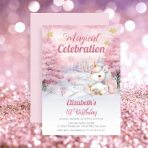 ユニコーンマジカルお祝い1st誕生日パーティー