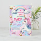 ユニコーンマジカルデイバースデーパーティーへの招待 招待状 (スタンド正面)