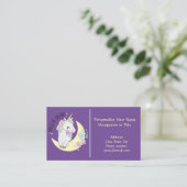 ユニコーンマジカルドリームキュートベビーペガサスホース 名刺 (スタンド正面)