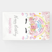 ユニコーンマジカルハッピーバースデー 横断幕 (横)