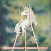 ユニコーンマジカルバースデーパーティーへようこそ アクリルサイン (ニュートラル)