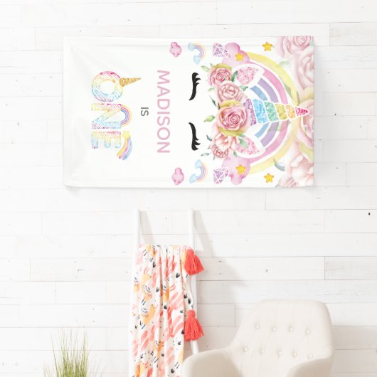 ユニコーンマジカルファースト誕生日 横断幕 (インサイチュ)