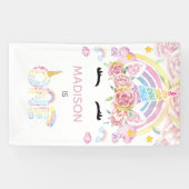 ユニコーンマジカルファースト誕生日 横断幕 (横)