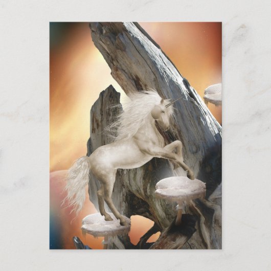 ユニコーンマジカル美しいはがき ポストカード (正面)