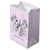 ユニコーンマジカル誕生日 ミディアムペーパーバッグ (正面アングル)