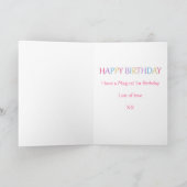 ユニコーンマジカル1thバースデーピンク カード (内部)