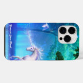 ユニコーンマジック 名前カスタマイズ iPhone iPhoneケース (裏面横)