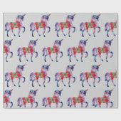 ユニコーンマンダラアート ラッピングペーパー (フラット)