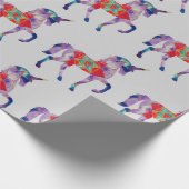 ユニコーンマンダラアート ラッピングペーパー (角)