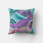 ユニコーンマーメイドアゲートグリッターグラム#1 #marble クッション (裏面)