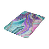 ユニコーンマーメイドアゲートグリッターグラム#1 #marble バスマット (アングル)