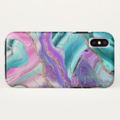 ユニコーンマーメイドアゲートグリッターグラム#1 #marble Case-Mate iPhoneケース (裏面(横))