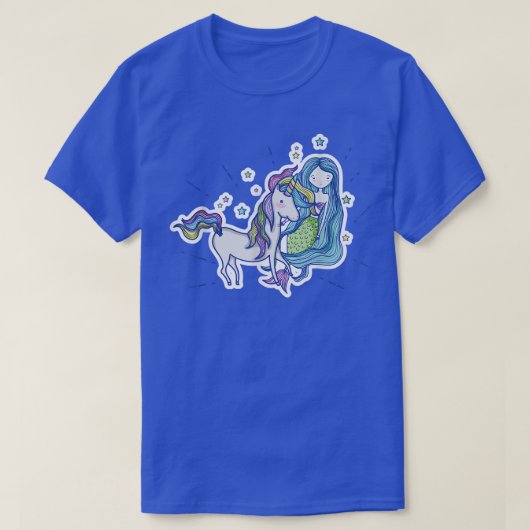 ユニコーンマーメイドフェアリー Tシャツ (デザイン正面)