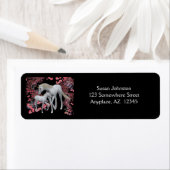 ユニコーンマーレとフォーアルファンタジーアドレス ラベル (インサイチュ)